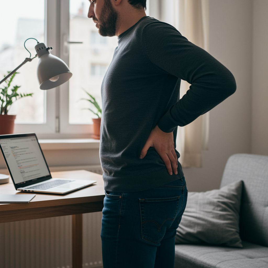 teletrabajo y dolor de espalda